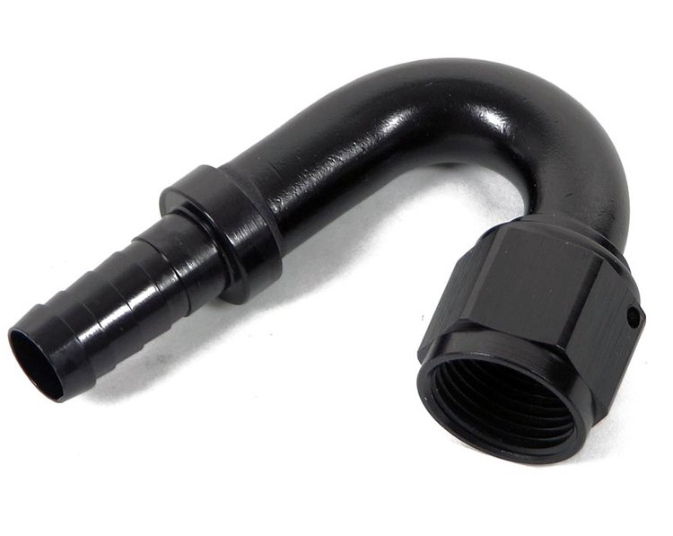Auto-Crimp Hose End 150 Degree -08