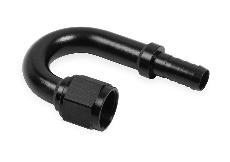 Auto-Crimp Hose End 180 Degree -10