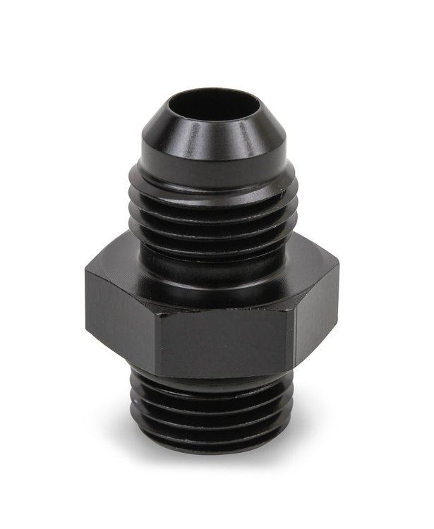 Ano-Tuff Radiused Port Adapter -6AN Male Flare to 9/16"-18 (-6AN O-Ring Port)