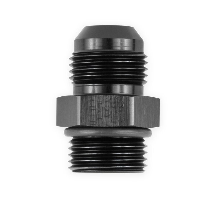 Ano-Tuff Radiused Port Adapter -10AN Male Flare to 7/8"-14 (-10AN O-Ring Port)