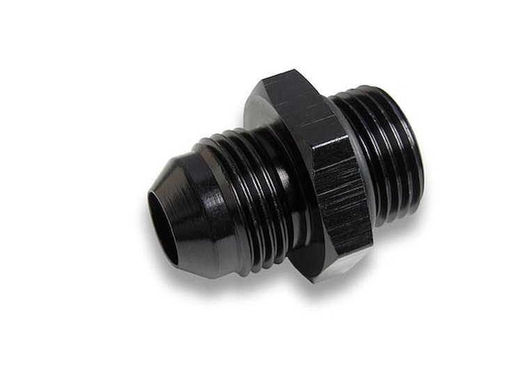Ano-Tuff Radiused Port Adapter -12AN Male Flare to 7/8"-14 (-10AN O-Ring Port)