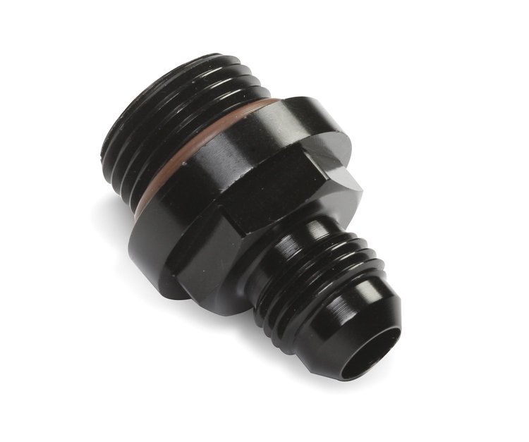 Ano-Tuff Carb Inlet Fitting -8AN Male to 3/4"-16 (-8AN O-Ring Port)