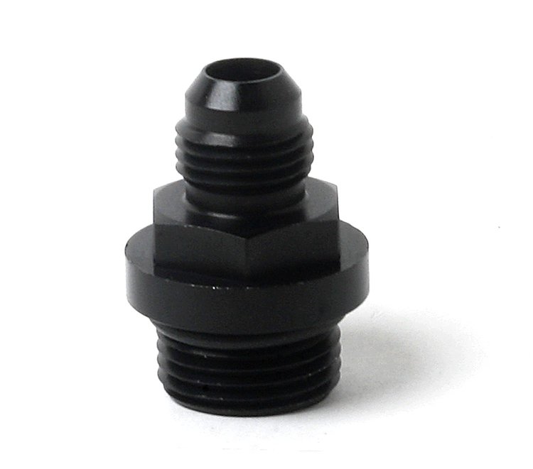 Ano-Tuff Carb Inlet Fitting -6AN Male to 3/4"-16 (-8AN O-Ring Port)
