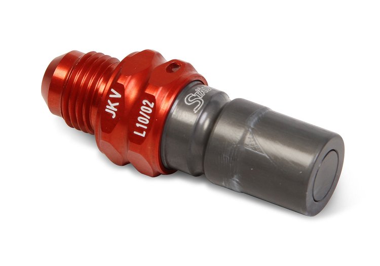 Plug 9/16-18 JIC End Fitting /Kalrez-Viton Seals
