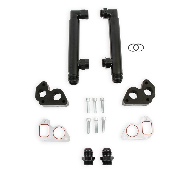 Remote Mount Electric Water Pump Plumbing Kit [GM LS]