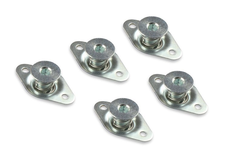 Self-Eject Quarter-Turn Fasteners