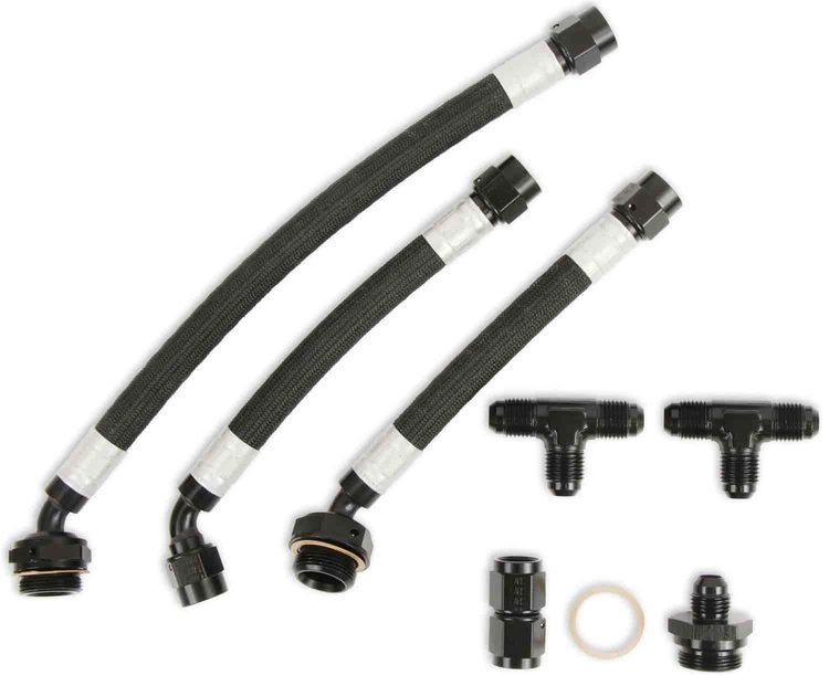 UltraPro Six-Pack Fuel Line Kit 1969-1971 Mopar 340/440 V8 with Six-Pack Carburetors