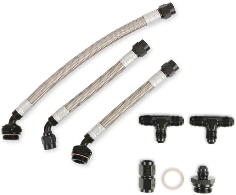 UltraPro Six-Pack Fuel Line Kit 1969-1971 Mopar 340/440 V8 with Six-Pack Carburetors