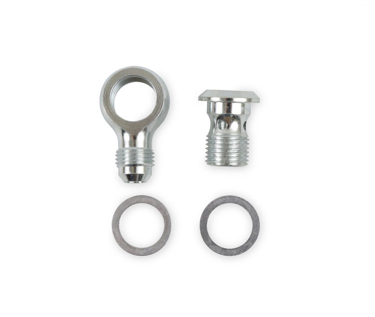 Remote Reservoir Adapter Fittings for GM Type-II Steering Pumps [AN Style]