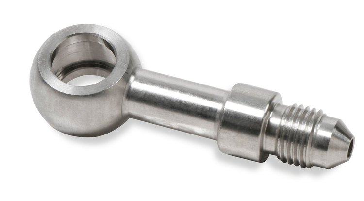 SS9976003ERL 3 AN Male to 3/8 in. or 10mm - Straight - Long Style - Stainless Steel