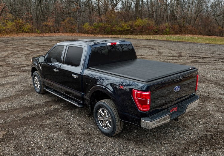 92703 Trifecta 2.0 Soft Folding Tonneau Cover Fits Select Ford F-150 with 6 ft. 7 in. Bed