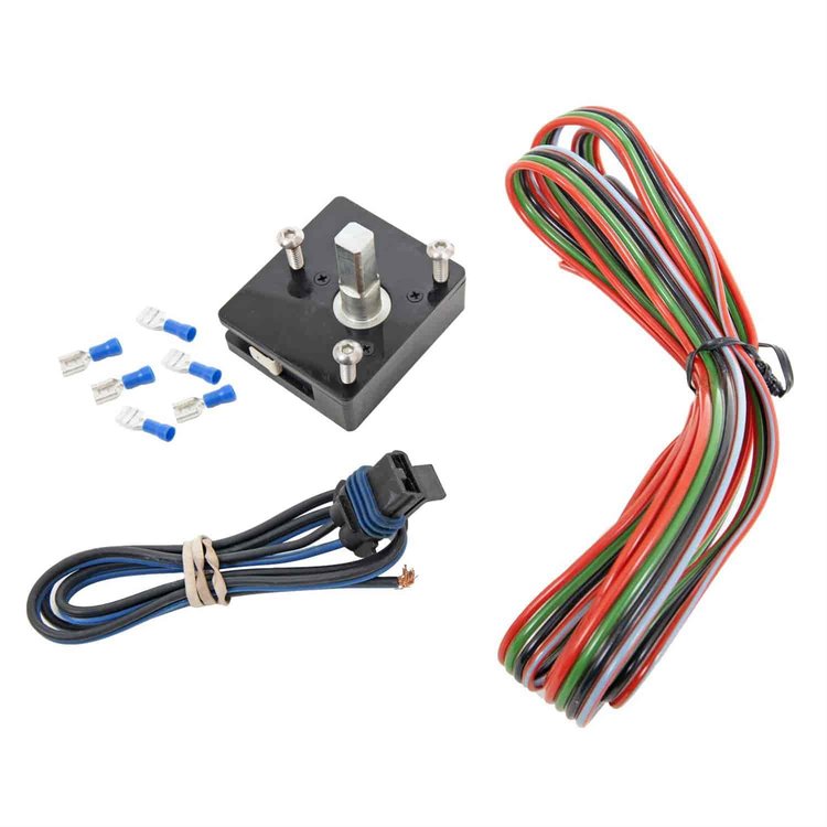 Power Crank Switch 1950 & Older Square Spline Includes Plug & Play Wiring Harness