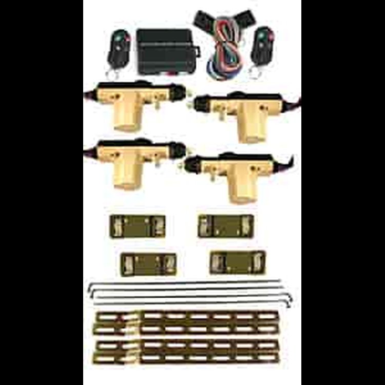 Keyless Entry/Power Door Lock Kit 4-Channel