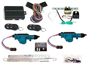 Keyless Entry/Power Door Locks Kit 3-Channel