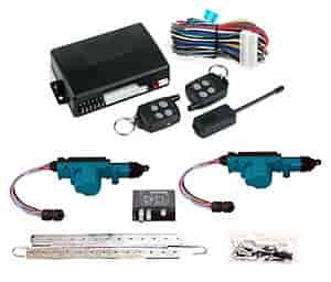 Power Door Locks & Remote Start Kit For 2-Door Vehicles