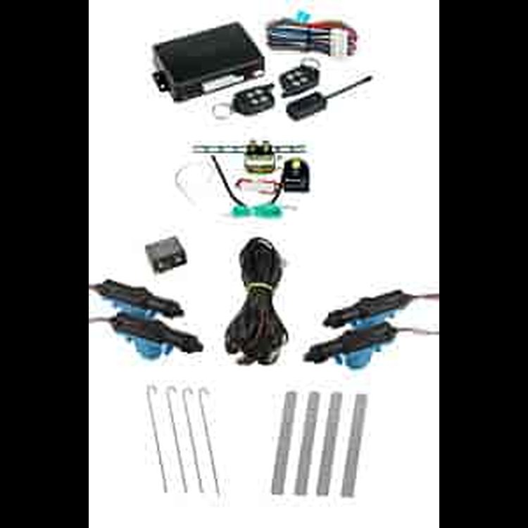 Power Door Locks/Remote Start/Power Trunk Kit For 4-Door Vehicles