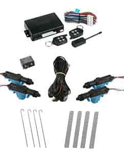 Power Door Locks & Remote Start Kit For 4-Door Vehicles