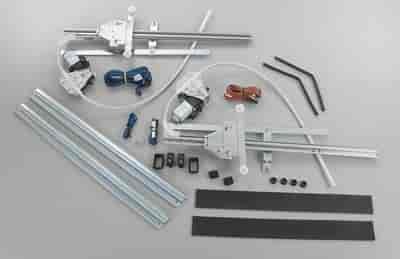 Flat Power Window Kit Street Rod