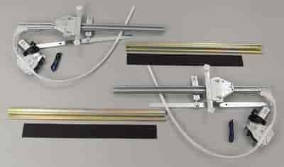 Flat Power Window Kit Street Rod