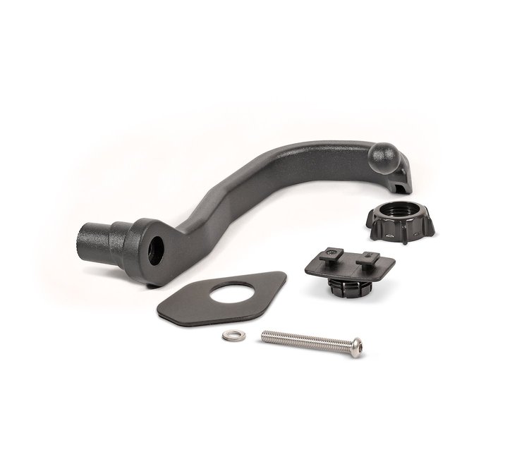 CTS3 A-Pillar Display Mount fits Select Chevy Silverado 1500, 2500/3500 HD, GMC Sierra 1500, 2500/3500 HD [Matte Black Finish]