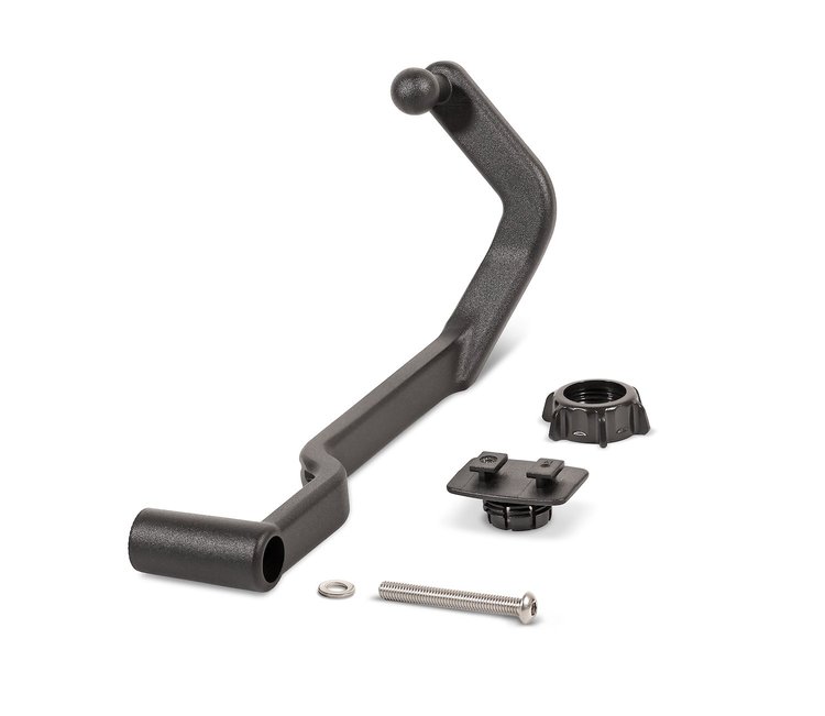 CTS3 A-Pillar Display Mount fits 2010-2018 Ram 1500, 2500, 3500 Pickup Trucks [Matte Black Coated Finish]