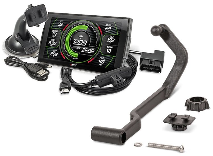 38602 A-Pillar Display Mount & Insight CTS3 Digital Gauge Monitor Kit for 2010-2018 Ram 1500, 2500, 3500 Pickup Trucks