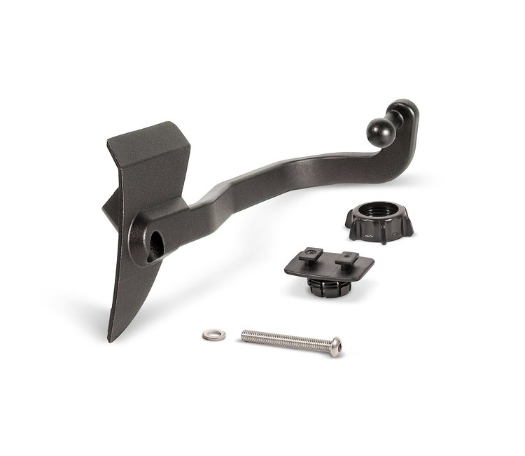 CTS3 A-Pillar Display Mount fits Select Late-Model Dodge Ram 1500 Pickup Trucks [Matte Black Coated Finish]