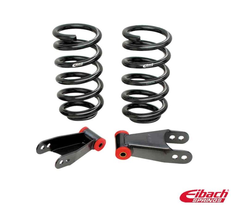 38110.530 Pro-Truck Lowering Springs 2007-13 Silverado/Sierra 1500 - 1.7" Front/2.4" Rear Drop