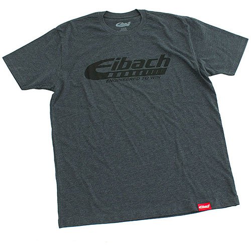 990370 T-Shirt Dark Grey w/"Engineered to Win" logo