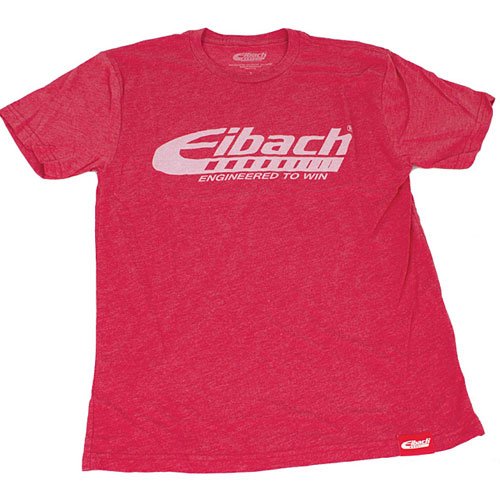 990381 T-Shirt Heather Red w/"Engineered to Win" logo
