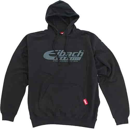 990391 Pullover Hoodie Black w/ Eibach "Engineered to Win" Logo