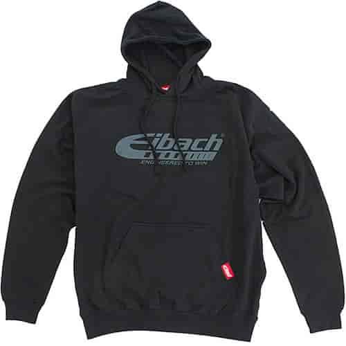990394 Pullover Hoodie Black w/ Eibach "Engineered to Win" Logo