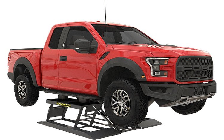 LR-10000 Low-Rise Scissor Vehicle Lift, 10,000 lbs. Capacity, 22.750 in. Max Rise