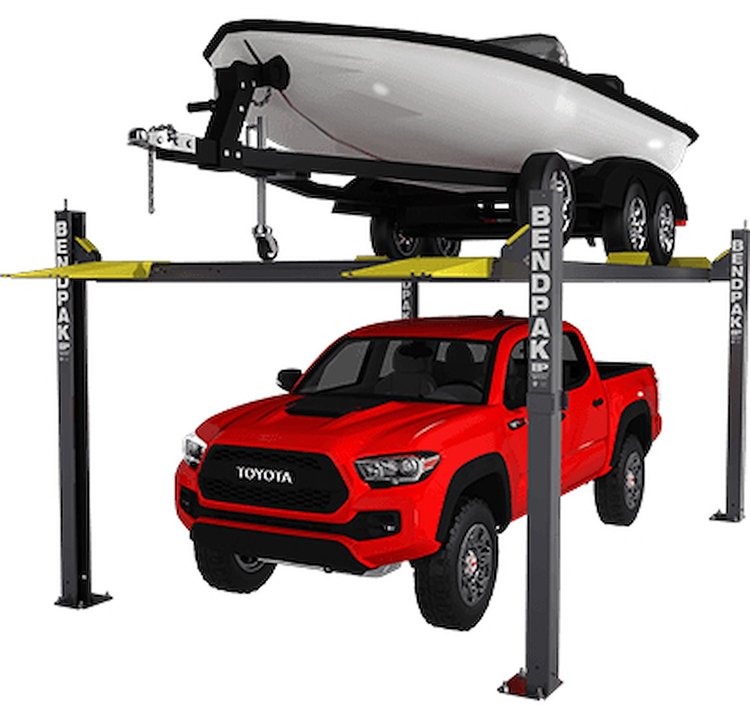 HD-7500BLX Four-Post Vehicle and Boat Lift - Extended Height, 7,500 lbs. Capacity, 82 in. Max Rise