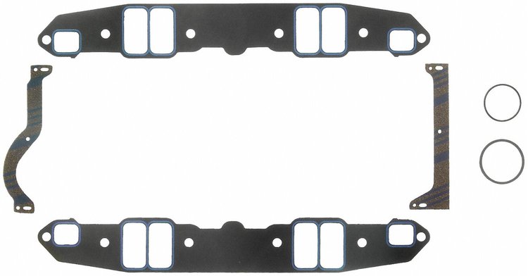 H/P Intake Gasket Chrysler: 1967-87 318 4-bbl, "68-"73 340, "71-"80 360 Gasket Material: Composite W/Printoseal