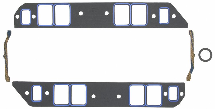Composite Rectangular Port Intake Manifold Gasket for Chevy 396-572 cu in. Big Block V8 Rectangular Ports