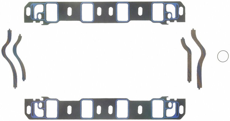 Printoseal Intake Manifold Gasket for 1965-1995 Ford Mustang V8 289 and 302, Ford V8 260, 289, 302 except BOSS, and 351W Windsor