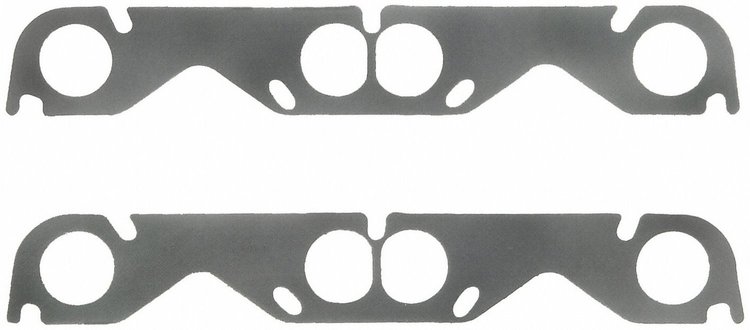Small Block Chevy Exhaust Header Gasket Round with adapter plate