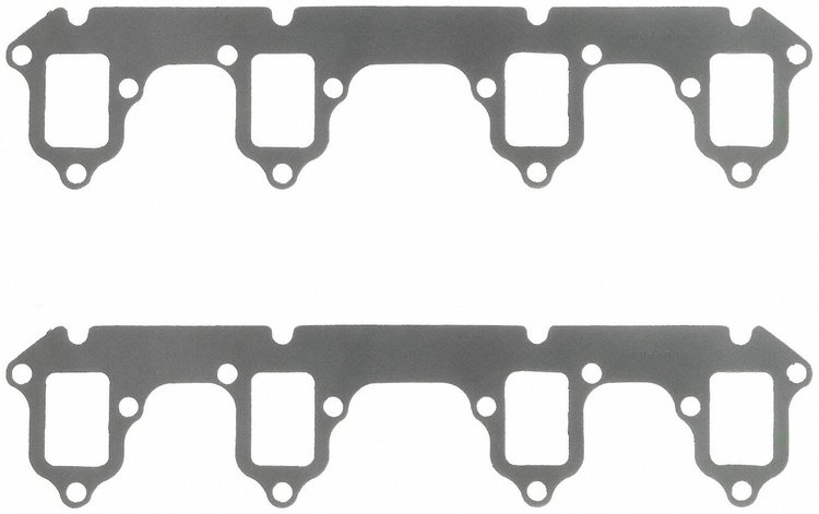 Ford FE Exhaust Header Gasket 1961-1971 medium riser with 16 bolts (not 14-bolt head)