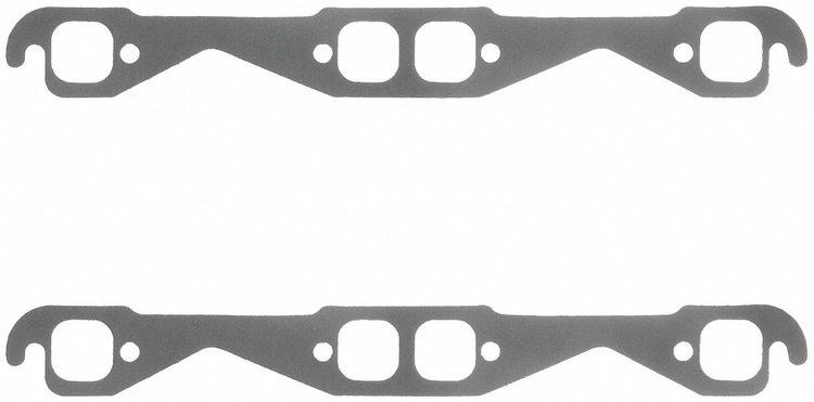 Small Block Chevy Exhaust Header Gasket Stock, square port