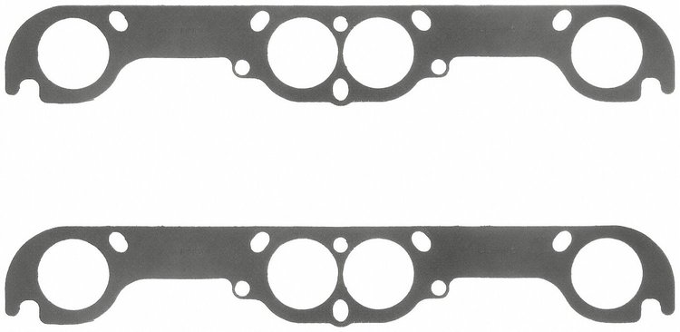 Small Block Chevy Exhaust Header Gasket Round 18° adapter plate