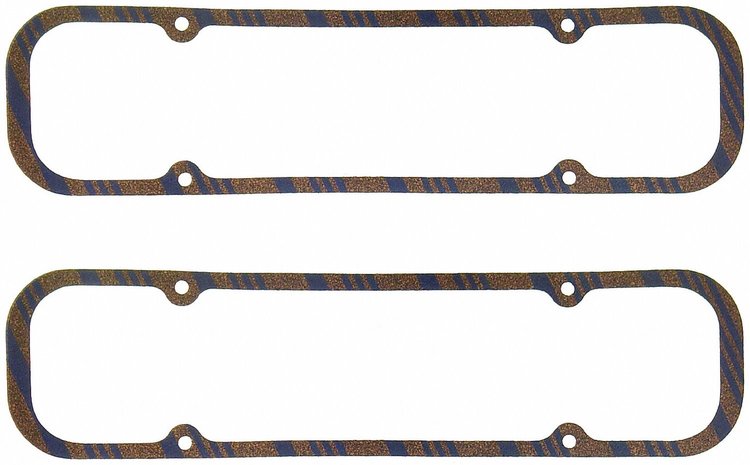 Valve Cover Gaskets 3/16" Cork-Rubber Except 400 Ram Air and 455 H.O. and Super Duty Engines