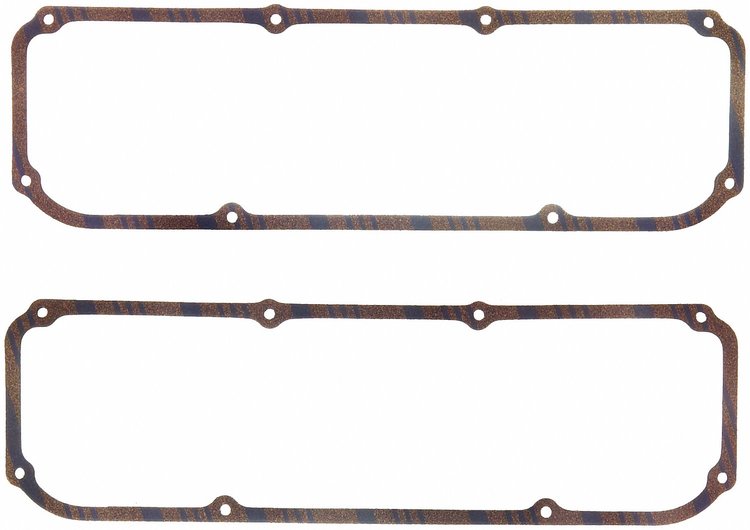 Cork and Rubber Steel Core Valve Cover Gasket, 0.250 in. for Ford, Lincoln, Mercury Boss 302, 351C, 351M, 400 V8