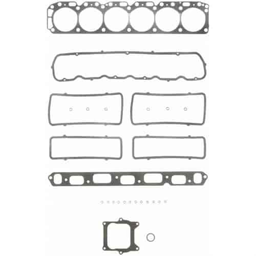 Marine Cylinder Head Gasket Set for Chevy and GM 230, 250, 292 ci OHV I6 Marine