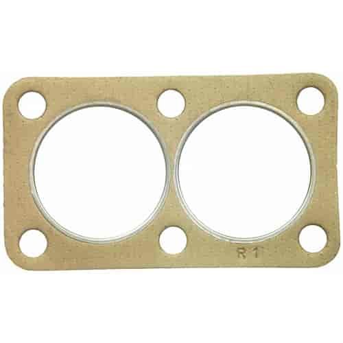 EXHAUST PIPE GASKET; 1980-1978 VW L4 1457cc 1.5L SOHC; 1980 VWT L/D L4 1457cc 1.5L SOHC; 1974-1973 A