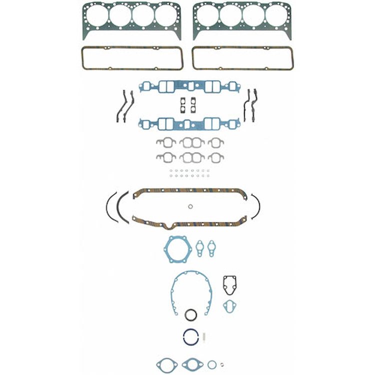 Complete Engine Gasket Set for 1957-1979 Chevy and GMC SBC V8 283, 302, 305, 307, 327, 350 and 400 CID
