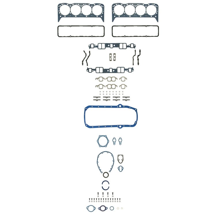 Full Engine Gasket Set, 5.7L 350 V8 for 1975-1979 Chevy Camaro and GM Cars and Light Trucks