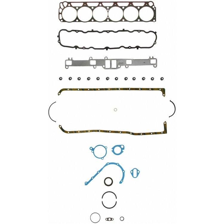 260-1002 Full Engine Set for 1960-1983 Ford/Mercury Car and Light Trucks - 2.4L, 2.8L, 3.3L L6 Engines