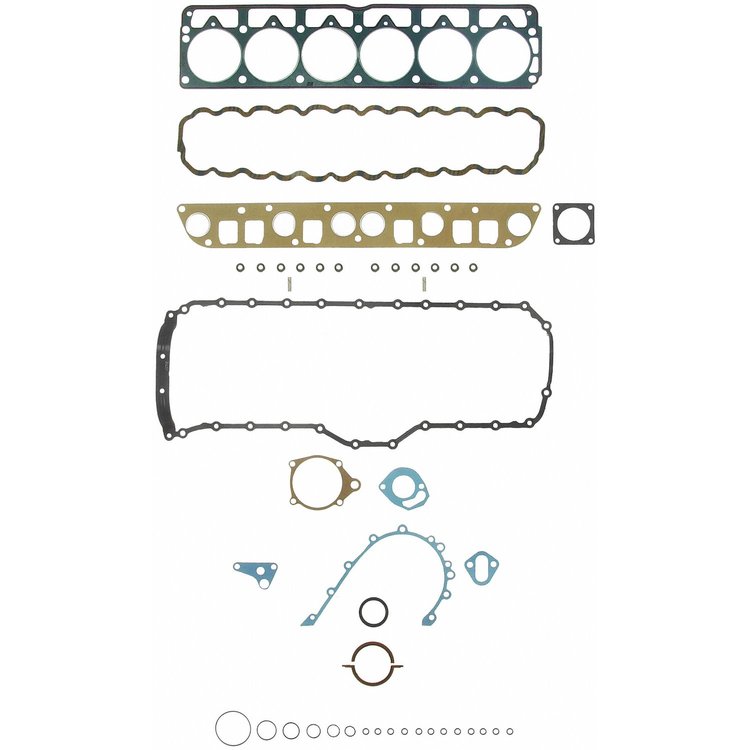 Engine Gasket Set for 1992-1993 Jeep Cherokee, 1992 Comanche, 1993 Grand Cherokee, 1992-1993 Wrangler 4.0L L6