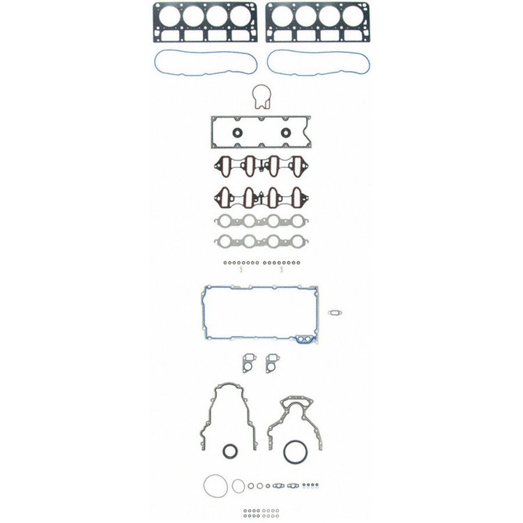 Full Engine Gasket Set for 1999-2001 Chevy and GMC Gen III LS 4.8 Liter and 5.3 Liter V8 Trucks and SUVs